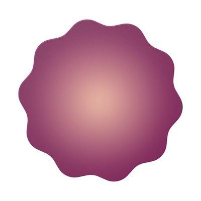 Secondary image for hover Molded Flower Red Wine — Adhesive PopGrip