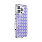 Lilac Houndstooth &mdash; iPhone 16 Pro MagSafe Case image number 2