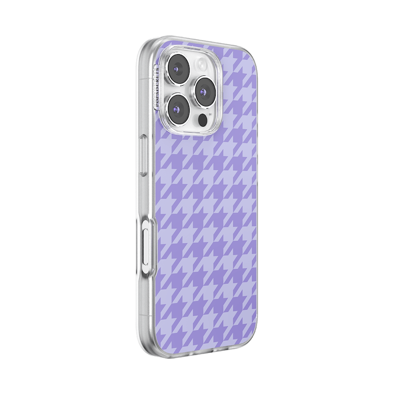 Lilac Houndstooth &mdash; iPhone 16 Pro MagSafe Case image number 1