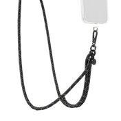 Paracord Black &mdash; Phone Strap image number 2