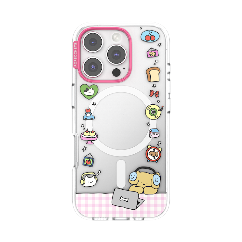 Dog Typing &mdash; iPhone 16 Pro MagSafe Case image number 0