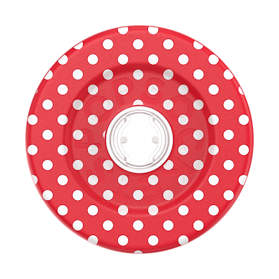Secondary image for hover Polkadot Red &mdash;  MagSafe Round Base