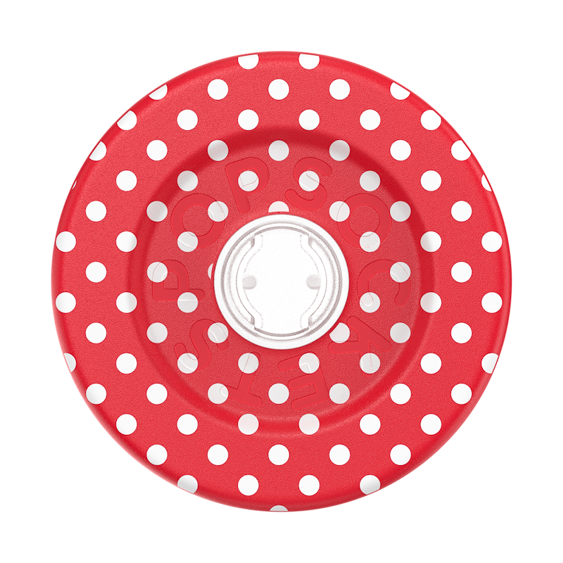 Polkadot Red &mdash;  MagSafe Round Base image number 1