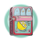 Enamel Sardines &mdash; MagSafe PopGrip image number 2