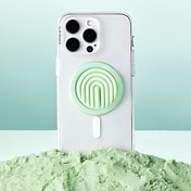 PopOut Curves Matcha Dew &mdash; MagSafe PopGrip image number 3