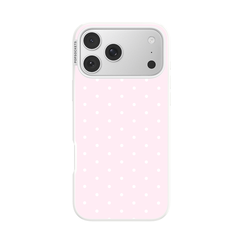 Blush Pink PolkaDot &mdash; iPhone 17 Pro Max MagSafe Case image number 0