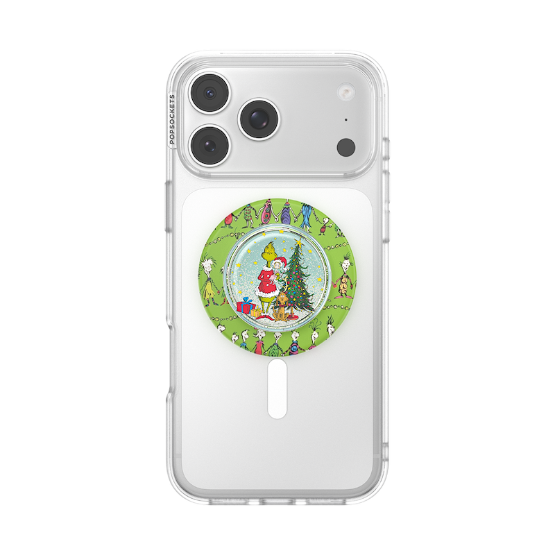Tidepool Grinch Snow Globe &mdash; MagSafe PopGrip image number 7