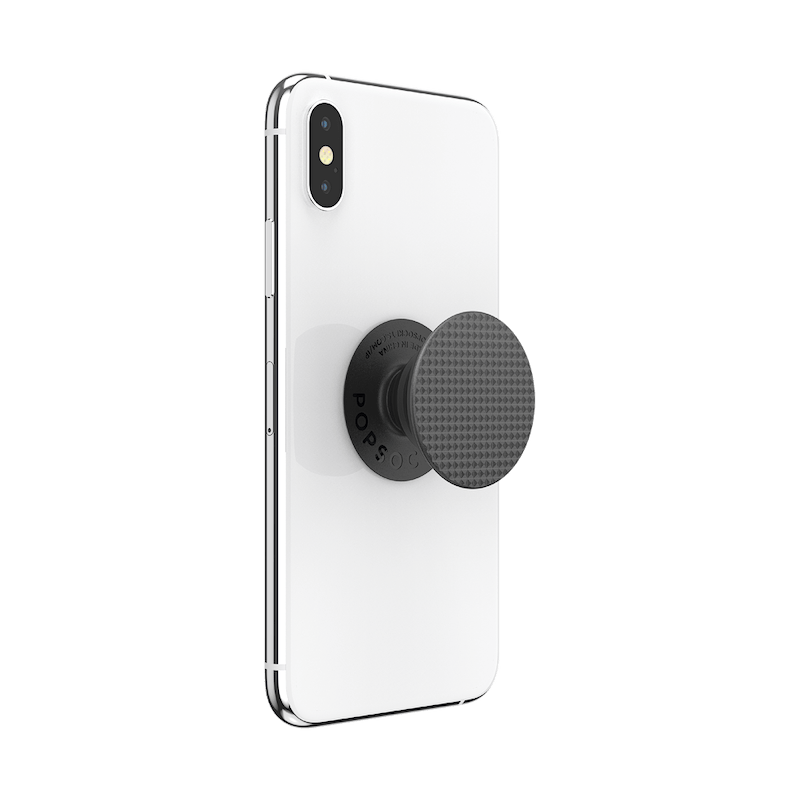 Knurled Texture Black &mdash; Adhesive PopGrip image number 6