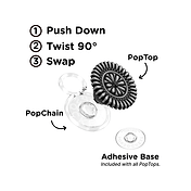 Enamel Stamped Black  &mdash;  PopTop image number 2