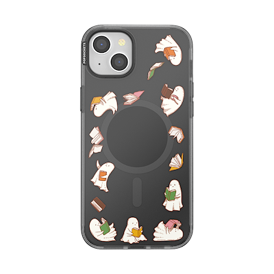 Spooky Book Club Smoke&nbsp; &mdash; iPhone 15 Plus MagSafe Case