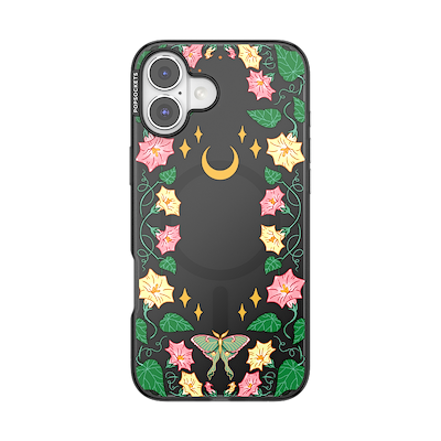 Moon Flower &mdash; iPhone 16 Plus MagSafe Case