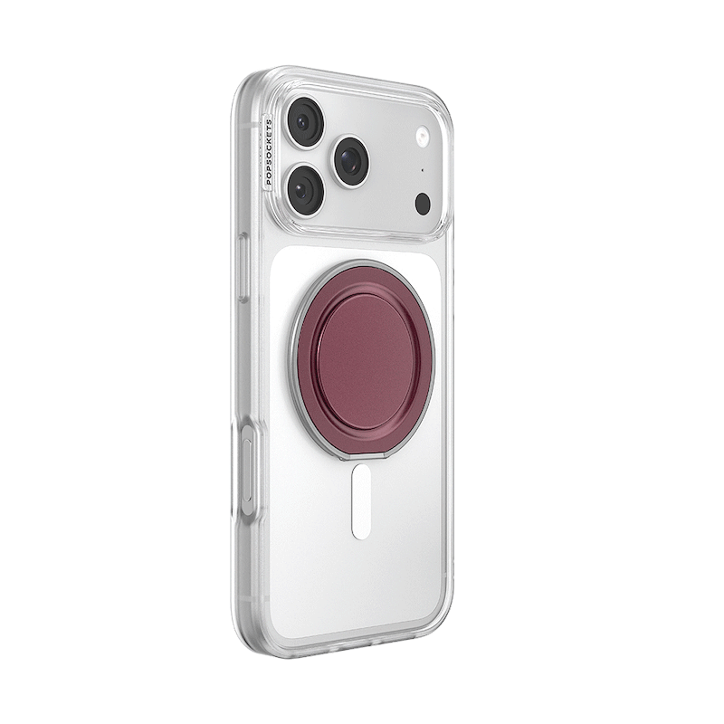 Burgundy &mdash; MagSafe Low-Pro Grip & Stand image number 4