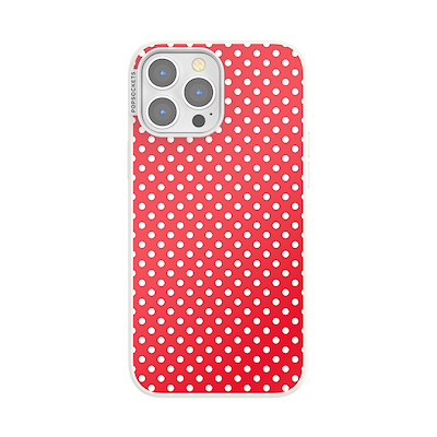 Cherry Red Polka Dot &mdash; iPhone 13 Pro Max MagSafe Case
