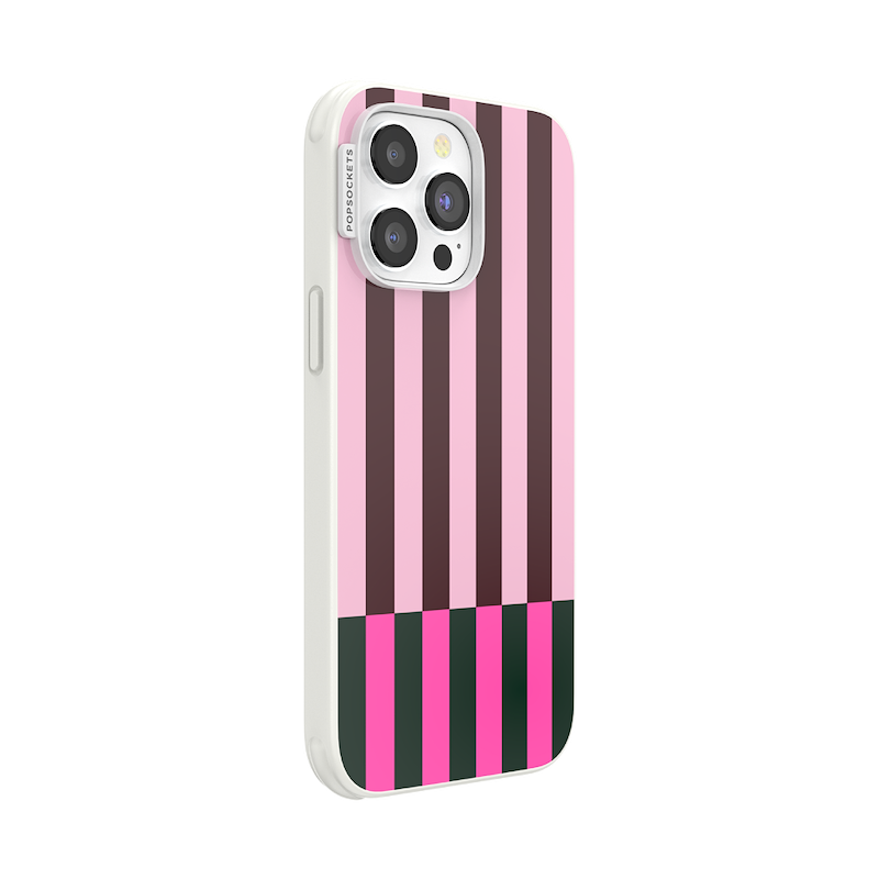 Pop of Pink Stripe &mdash; iPhone 14 Pro Max MagSafe Case image number 1