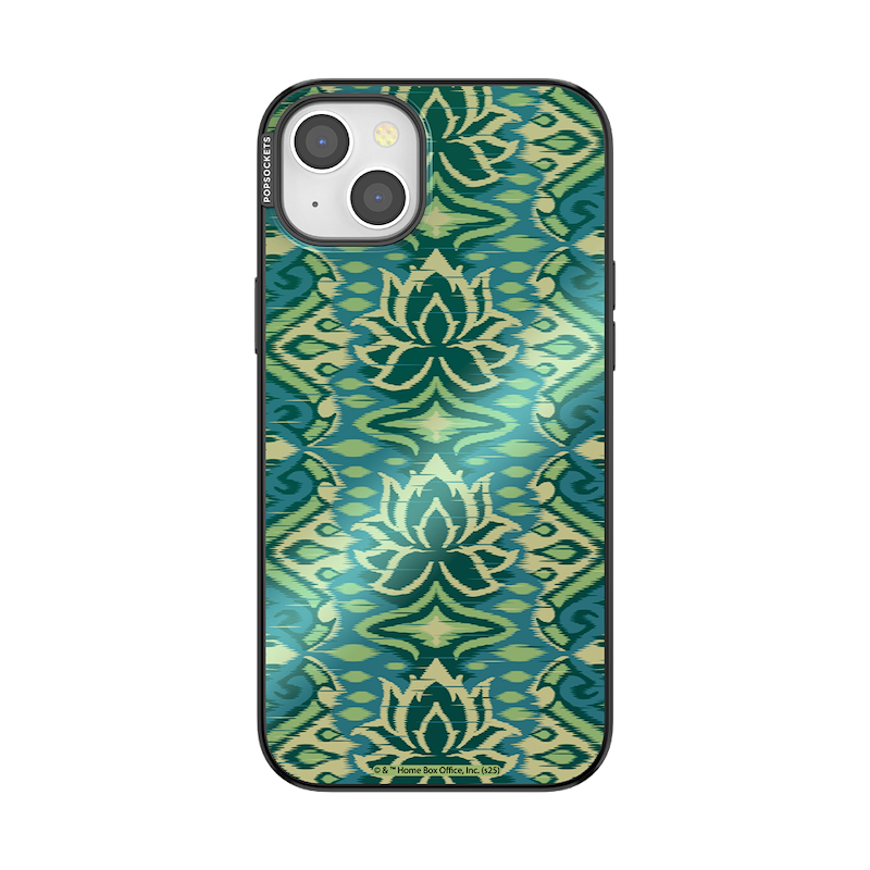 Mirror White Lotus Textile&nbsp; &mdash; iPhone 15 Plus MagSafe Case image number 0