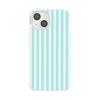 Mint Stripes &mdash; iPhone 14 MagSafe Case