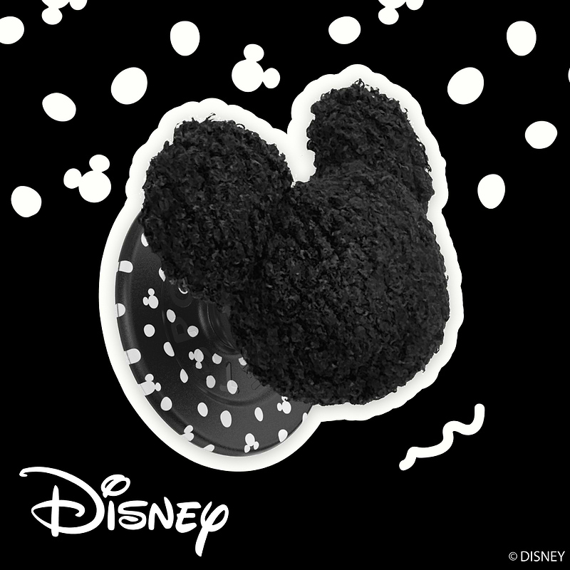 Plush Mickey Black &mdash; MagSafe PopGrip image number 2