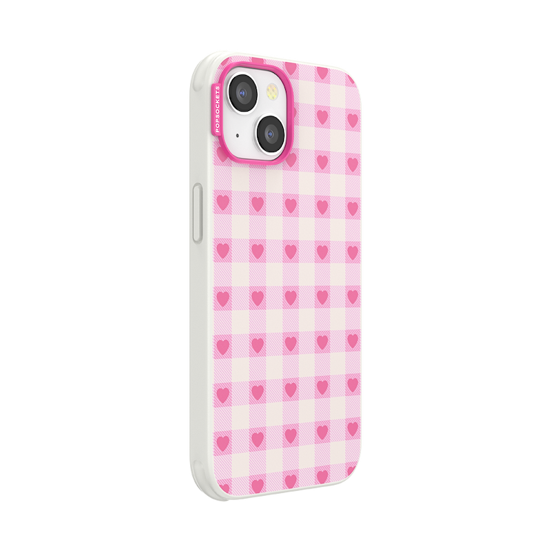 Blush Gingham &mdash; iPhone 13 MagSafe Case image number 1