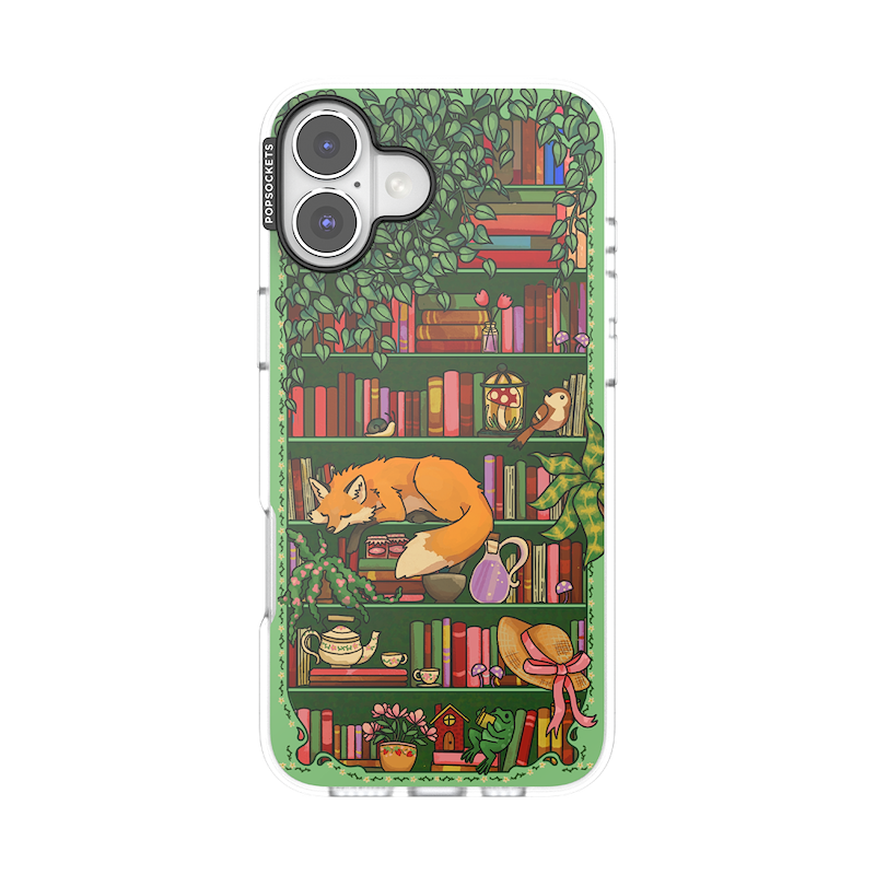Storied Shelves Green &mdash; iPhone 16 Plus MagSafe Case image number 0