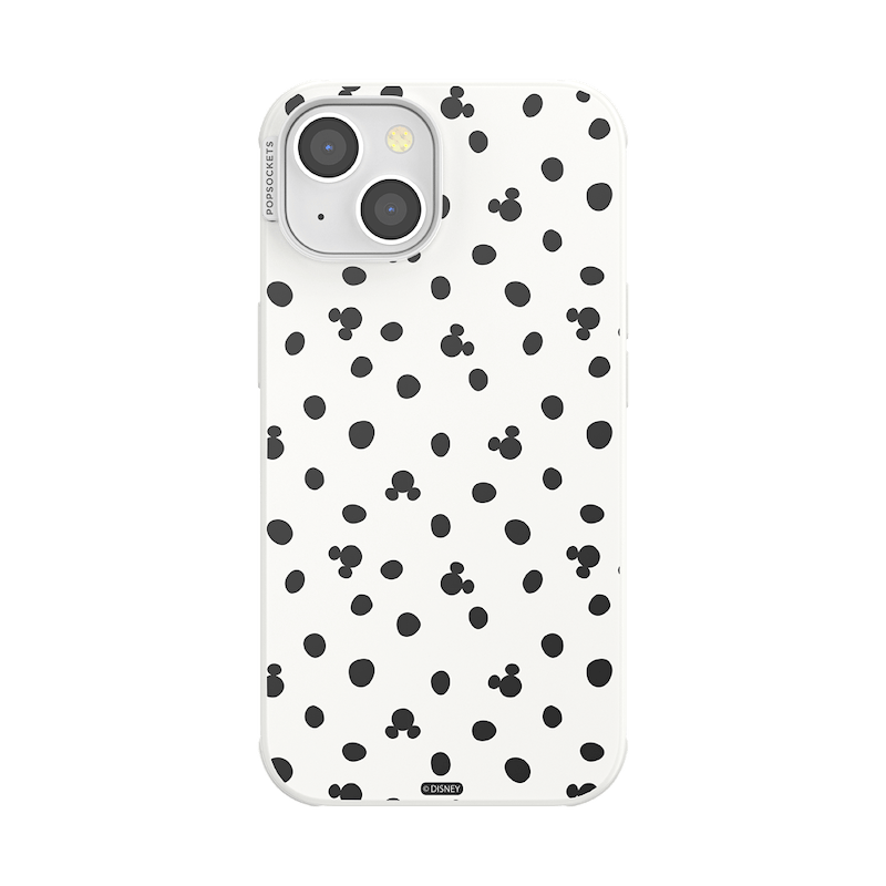 White Mickey Polka Dot &mdash; iPhone 13 MagSafe Case image number 0