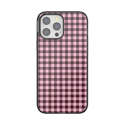 Black Cherry Gingham &mdash; iPhone 13 Pro Max MagSafe Case