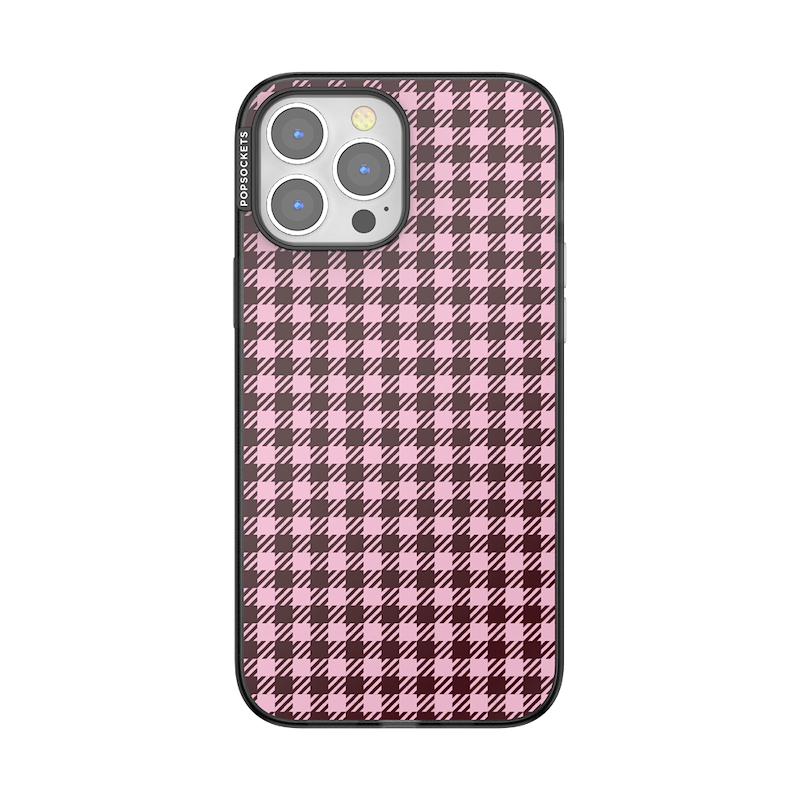 Black Cherry Gingham &mdash; iPhone 13 Pro Max MagSafe Case image number 0