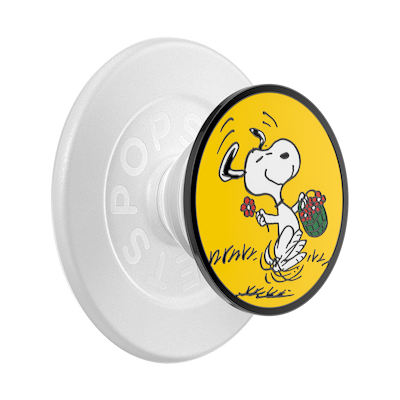 Enamel Snoopy Skip — MagSafe PopGrip