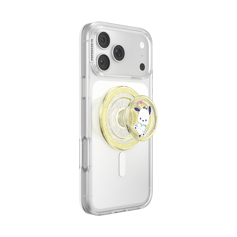 Pochacco Yellow Glitter &mdash; MagSafe PopGrip image number 7