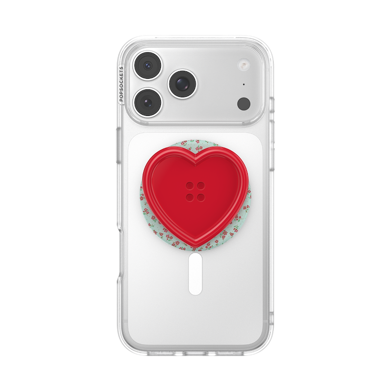 Resin Button Heart &mdash; MagSafe PopGrip image number 7