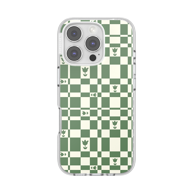 Garden Check Green &mdash; iPhone 16 Pro MagSafe Case image number 0