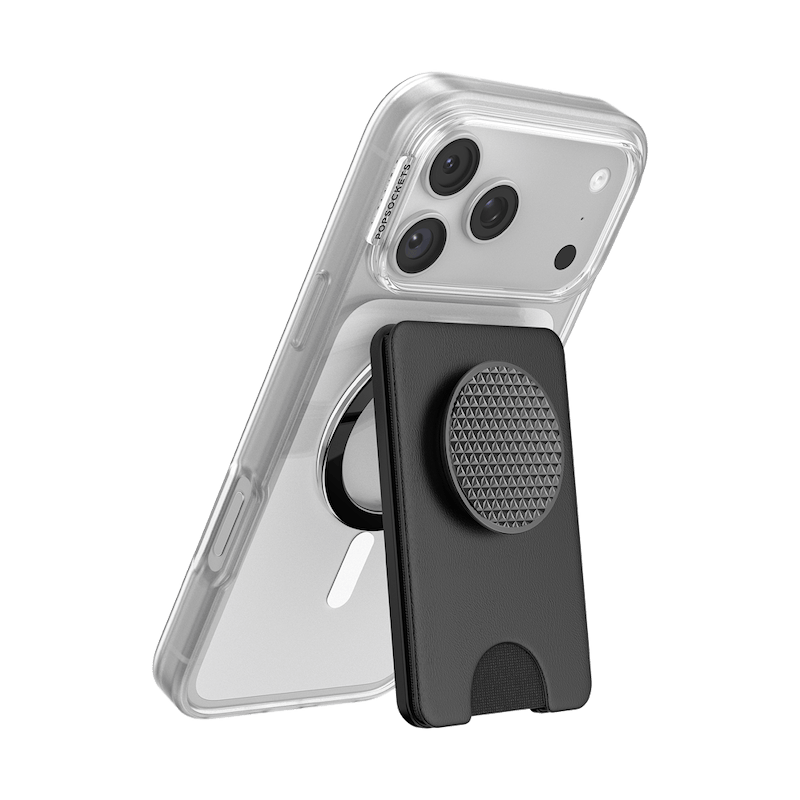Knurl Black &mdash; MagSafe Kick-Out PopWallet+ & Stand image number 12