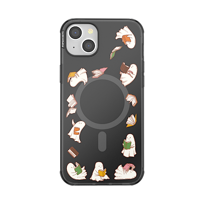 Spooky Book Club Smoke&nbsp; &mdash; iPhone 14 Plus MagSafe Case