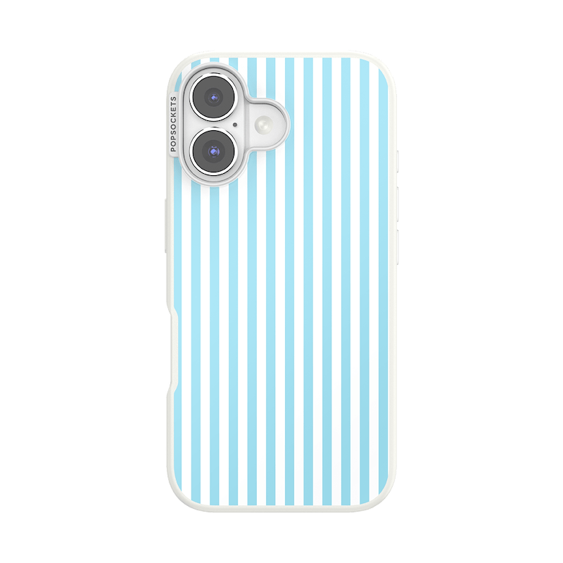 Soft Blue Stripe &mdash; iPhone 16 MagSafe Case image number 0