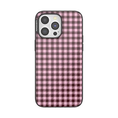 Black Cherry Gingham &mdash; iPhone 15 Pro Max MagSafe Case