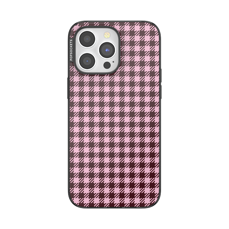 Black Cherry Gingham &mdash; iPhone 15 Pro Max MagSafe Case image number 0