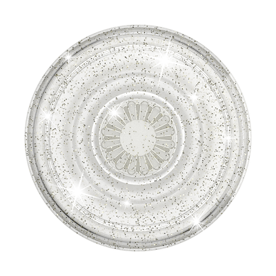 Secondary image for hover Clear Glitter Silver &mdash; Adhesive PopGrip