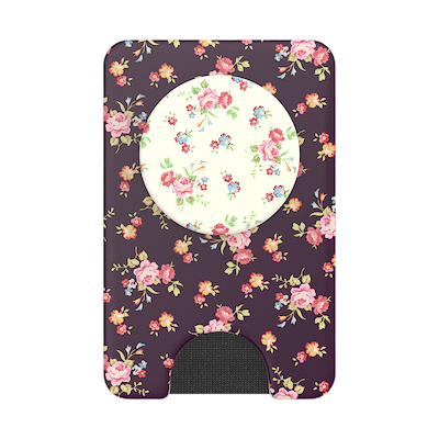 Secondary image for hover Ditsy Floral Noir &mdash; MagSafe PopWallet+