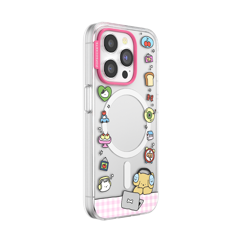 Dog Typing &mdash; iPhone 15 Pro MagSafe Case image number 1