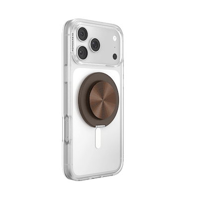 Secondary image for hover Aluminum Cocoa &mdash; MagSafe Kick-Out Grip & Stand