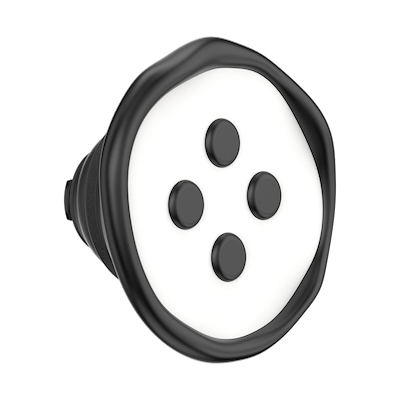 Enamel Button &mdash; PopTop