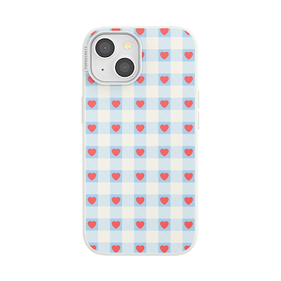 Berry Sweet Gingham &mdash; iPhone 15 MagSafe Case