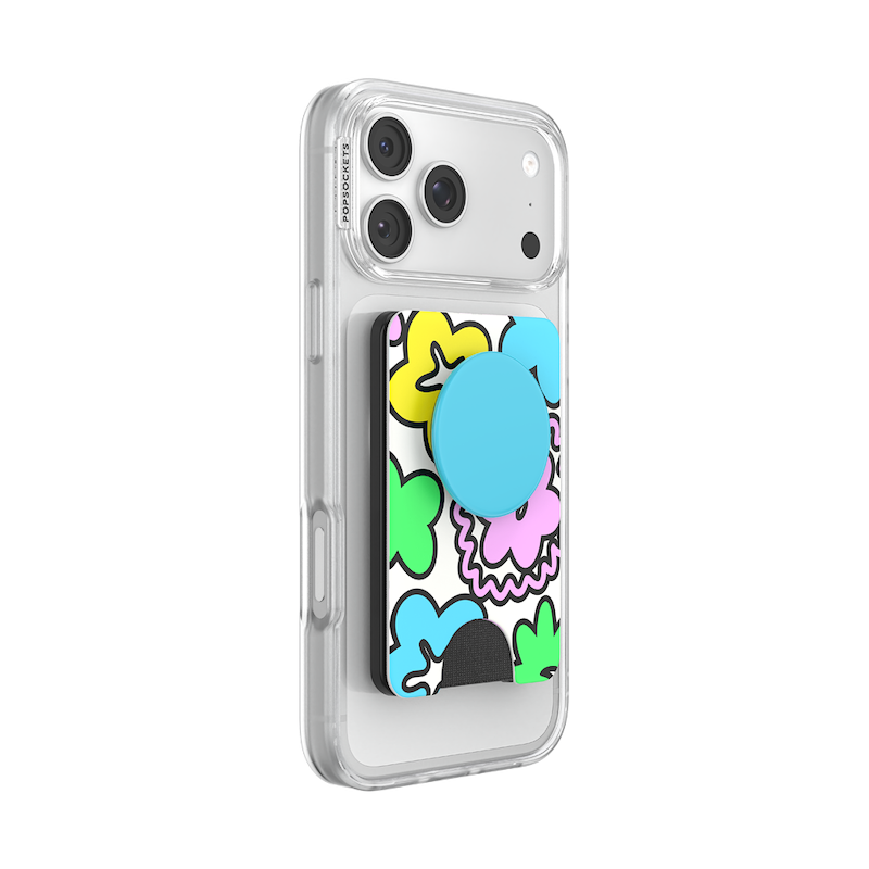 Doodle Flowers &mdash; MagSafe PopWallet+ image number 5