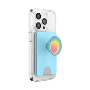 Butterfly Pea Blue Boca Aura &mdash; MagSafe PopWallet+ image number 7