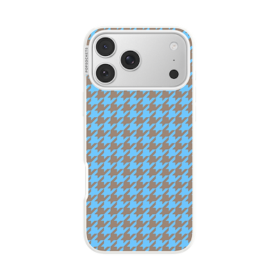 Houndstooth Bleige &mdash; iPhone 17 Pro Max MagSafe Case
