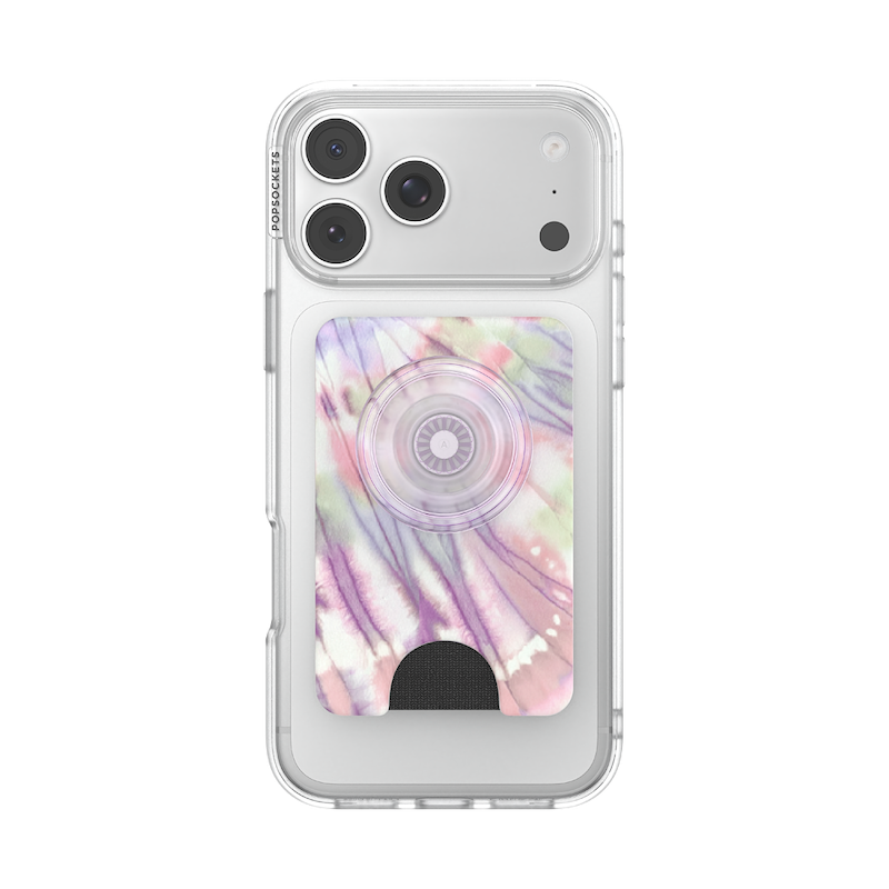 Coastal Tie-Dye Purple &mdash; MagSafe PopWallet+ image number 3