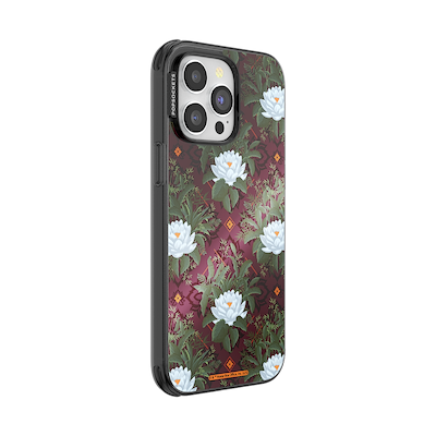 Secondary image for hover Mirror Lush White Lotus — iPhone 14 Pro Max MagSafe Case