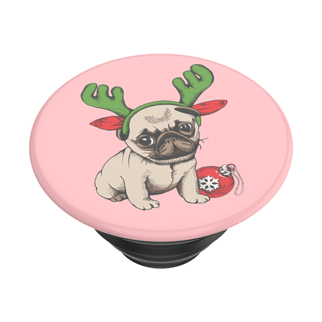 Holiday Pug — Adhesive PopGrip image number 7