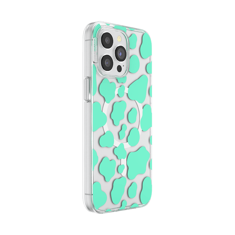 Turquoise Cow Cow — iPhone 15 Pro Max MagSafe Case image number 1