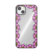 Bonita Border Pink &mdash; iPhone 14 Plus MagSafe Case image number 1
