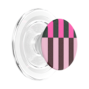 Pop of Pink Stripe &mdash; MagSafe PopGrip image number 1